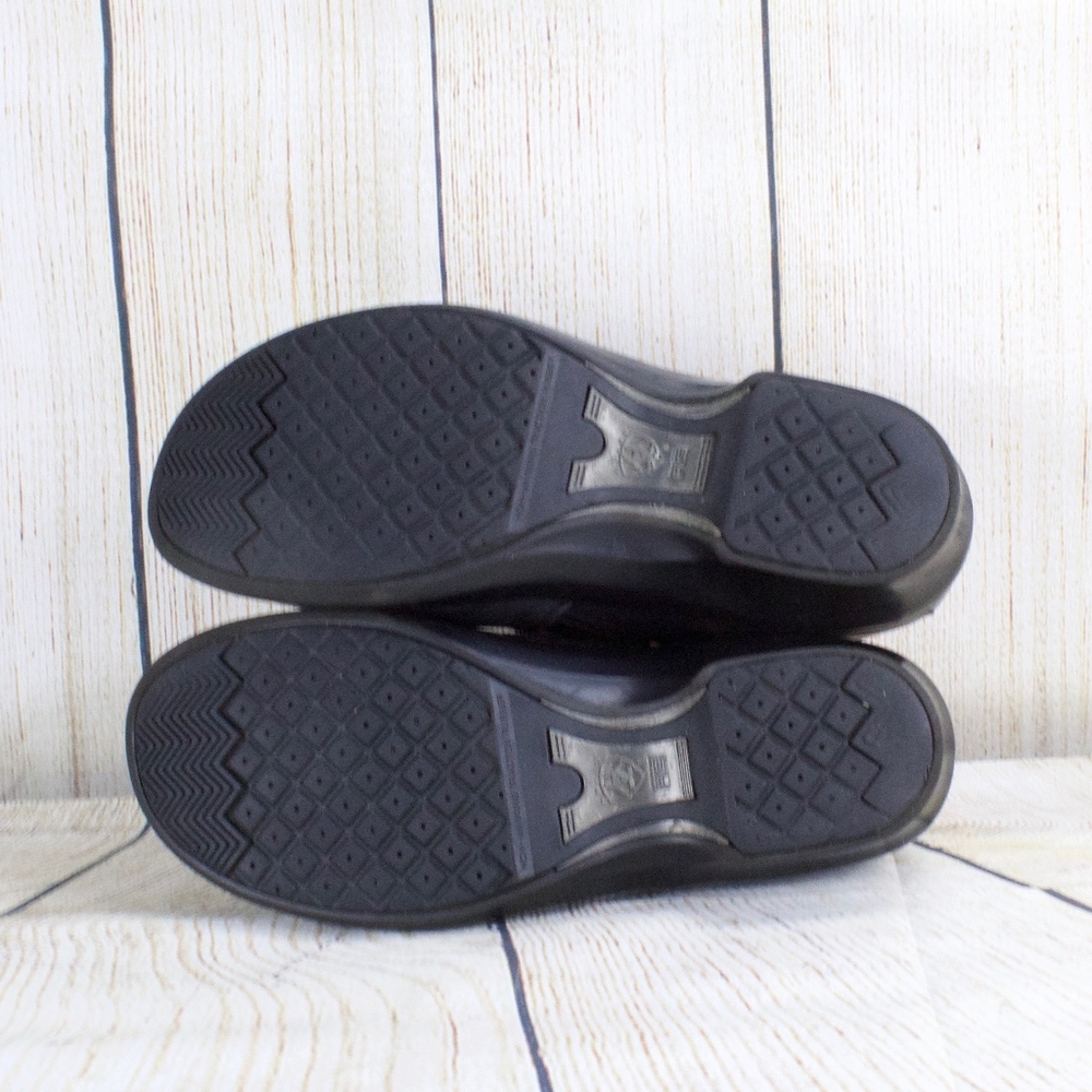 Ariat Side Stretch Slip On Clogs Black Leather 9 - Picture 8 of 8